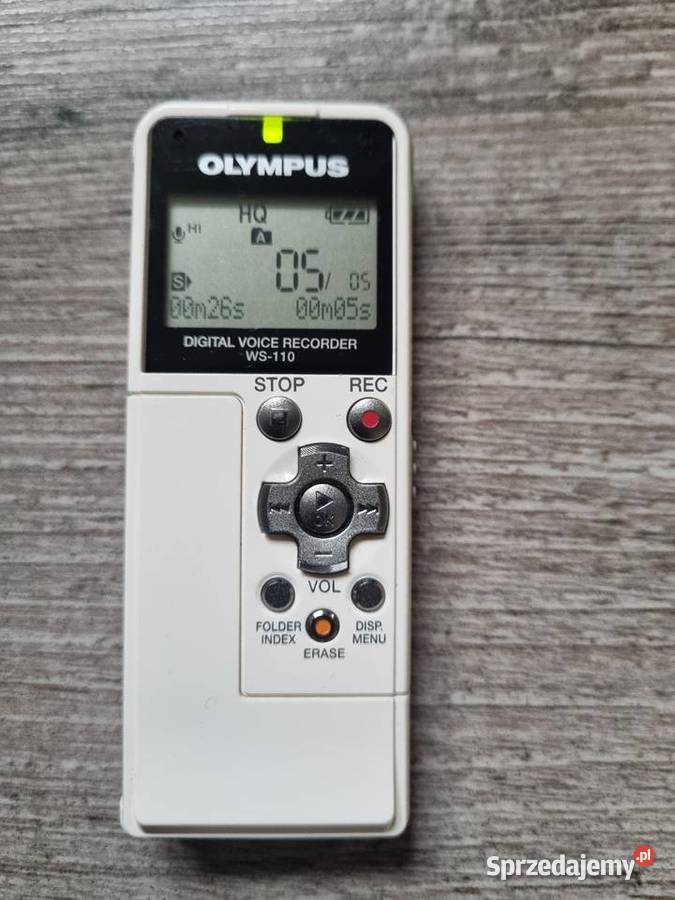 Dyktafon cyfrowy OLYMPUS WS110 interfejs USB Pendrive Solnica sprzedam