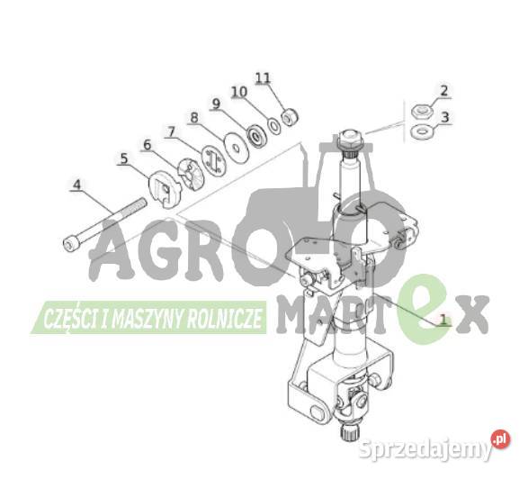 265044 KOLUMNA KIEROWNICY MANITOU Wichrów sprzedam