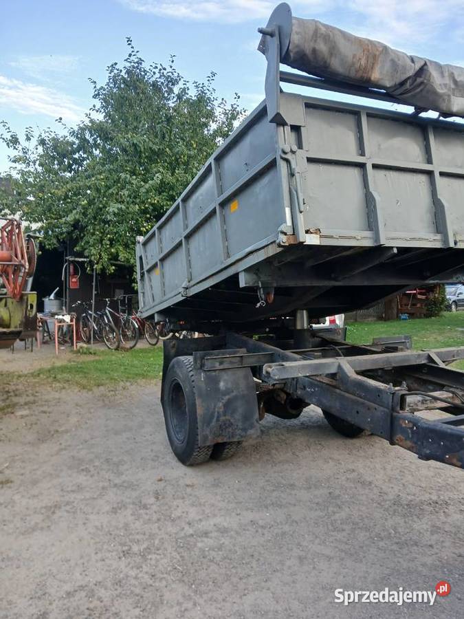 Przyczepa jednoosiowa wywrotka kiper stsr 5t Zawiercie sprzedam