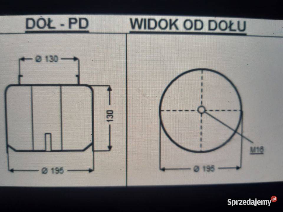 Podstawa dolna poduszki Tył Mercedes 2534