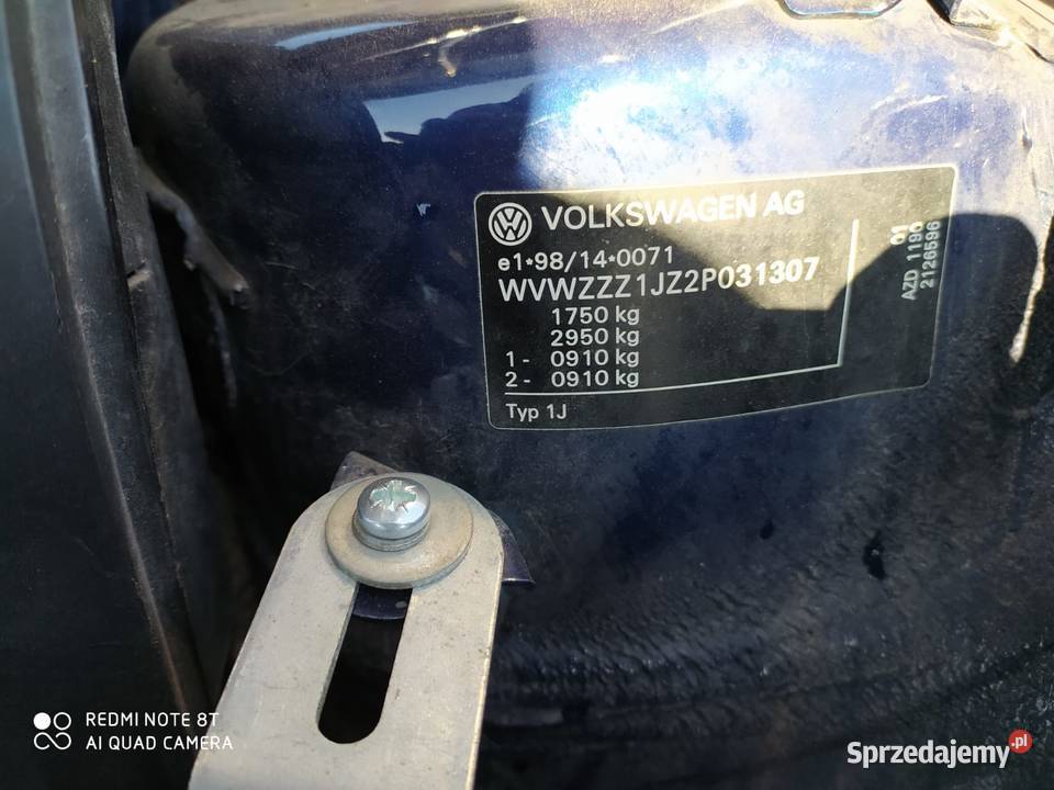 VW GOLF IV 16 16v azd BG