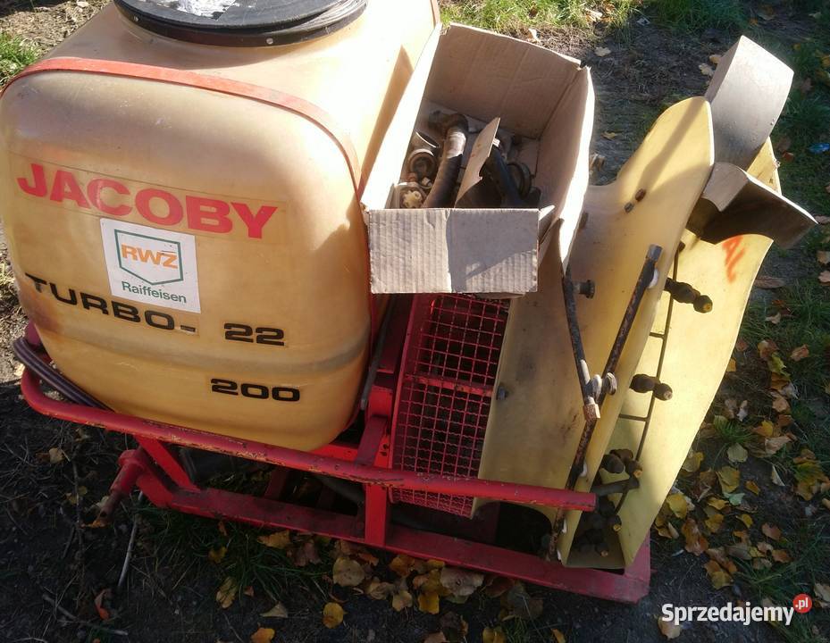 Opryskiwacz sadowniczy 200l Jacoby odwrotny ciąg nieuszkodzony Urzędów