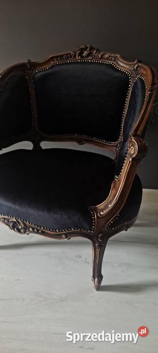 Stylowy frańcuski fotel berżera ludwik Szczecin