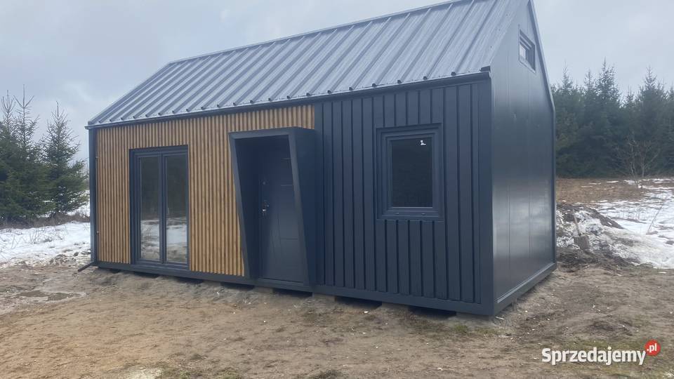 NOWOCZESNY DOM MODUŁOWY 8 4 m całoroczny gotowy Sprzedaż mazowieckie Grójec