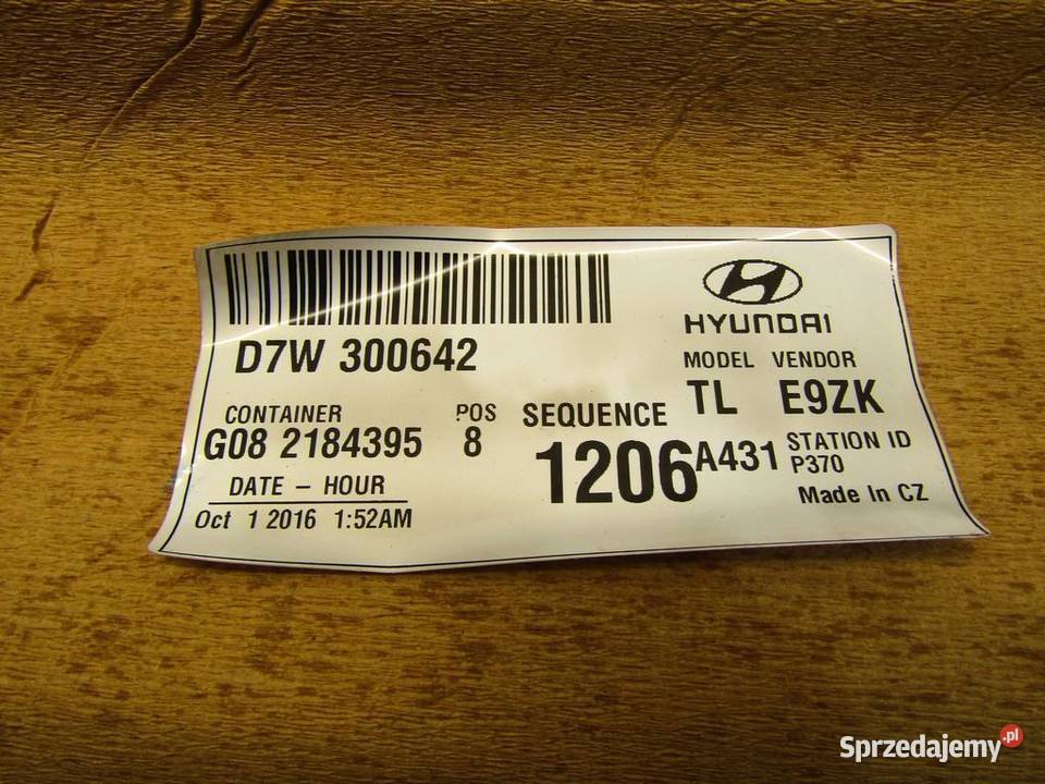 PODSUFITKA HYUNDAI TUCSON III D7W 300642