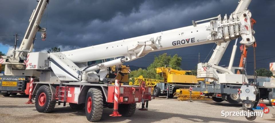 ŻURAW TERENOWY GROVE RT 550E DźWIG BUDOWLANY sprzedam