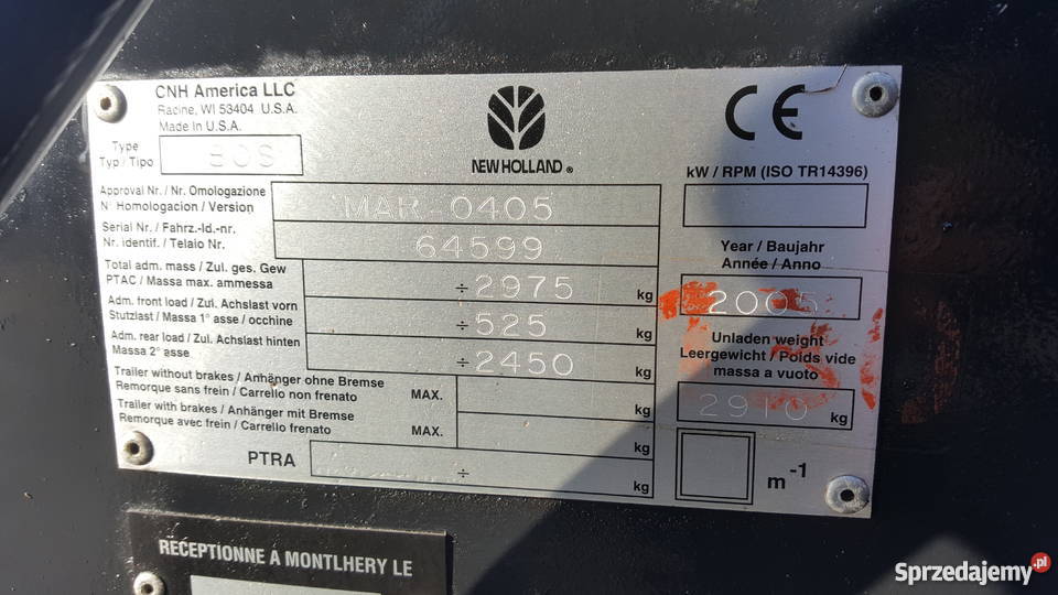 Prasa Holland BR750 mazowieckie Wasilew Szlachecki