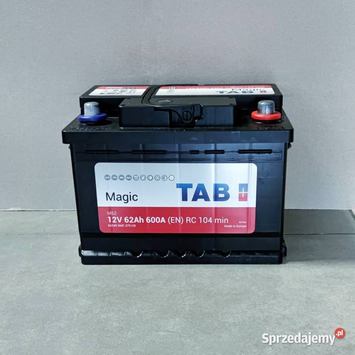 Akumulator TAB MAGIC 62Ah 600A niski Radom