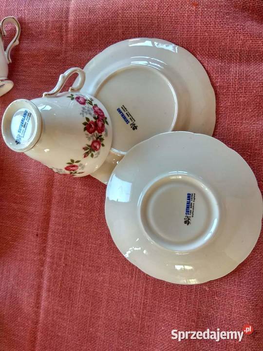 Filiżanka z talerzkiem deserowym Sutherland pomorskie Gdańsk