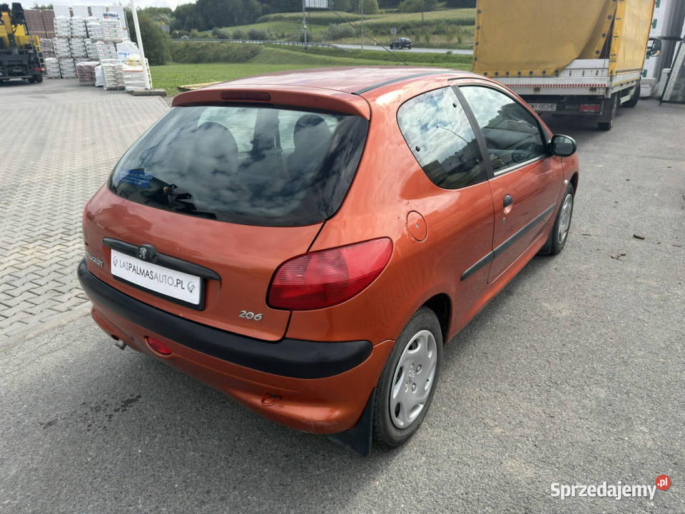 Peugeot 206 RatyZamiana Gwarancja benzyna prosty lakier metallic Gdów