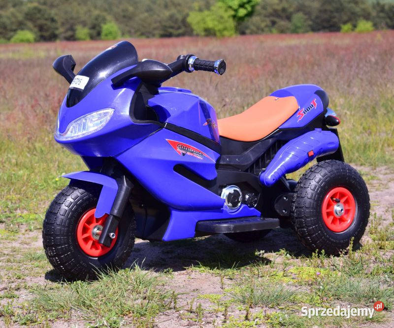 Autko motorek MOTOR 3KOŁOWY na akumulator dzieci Pojazdy elektryczne i spalinowe
