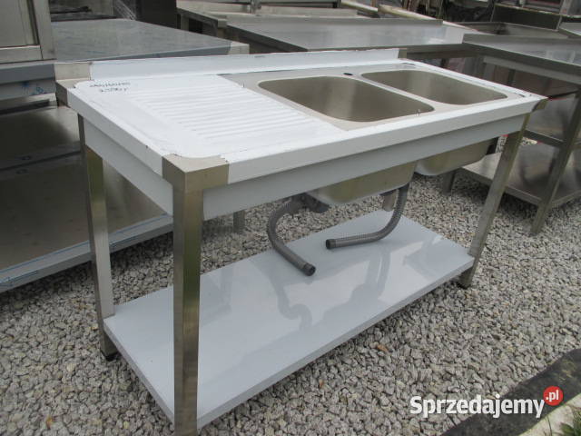 Nowy Zlew Gastronomiczny 2 Komorowy Z Półką