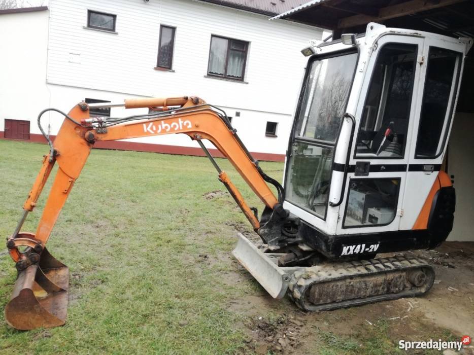 Minikoparka Kubota KX412 Koparka 16t 2002 brutto Kabina Łąkta Górna sprzedam