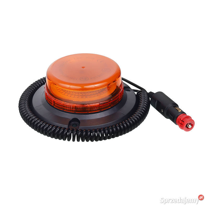 LAMPA OSTRZEGAWCZA KOGUT NISKA MAGNES 3 OTWORY