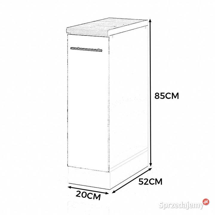 Szafka Kuchenna Stojąca Z Blatem Modułowa 20 20cm warmińsko-mazurskie Elbląg