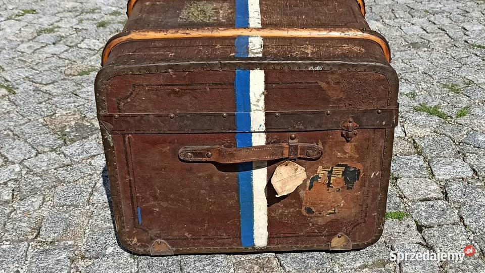 Stary duży kufer podróżny dolnośląskie Wrocław