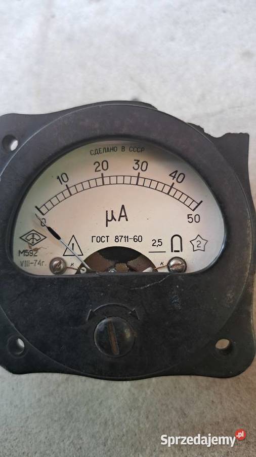 Mikroamperomierz CCCP Elektronika Leszno