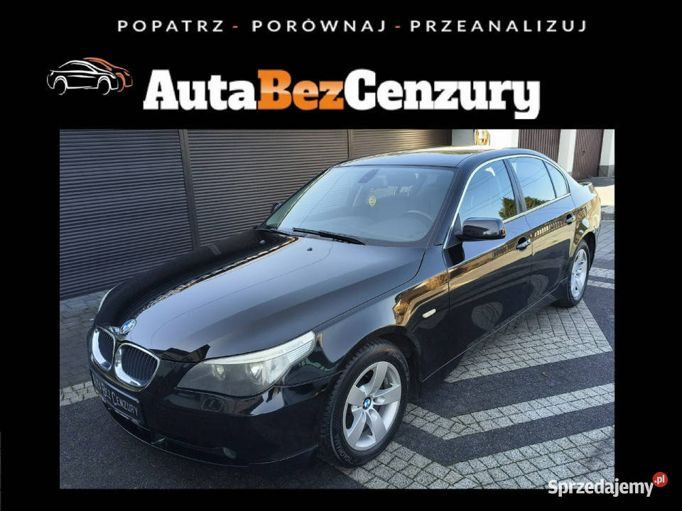 BMW 520 22i 170 Full serwis BMW Bezwypadkowy E60 ESP Mysłowice