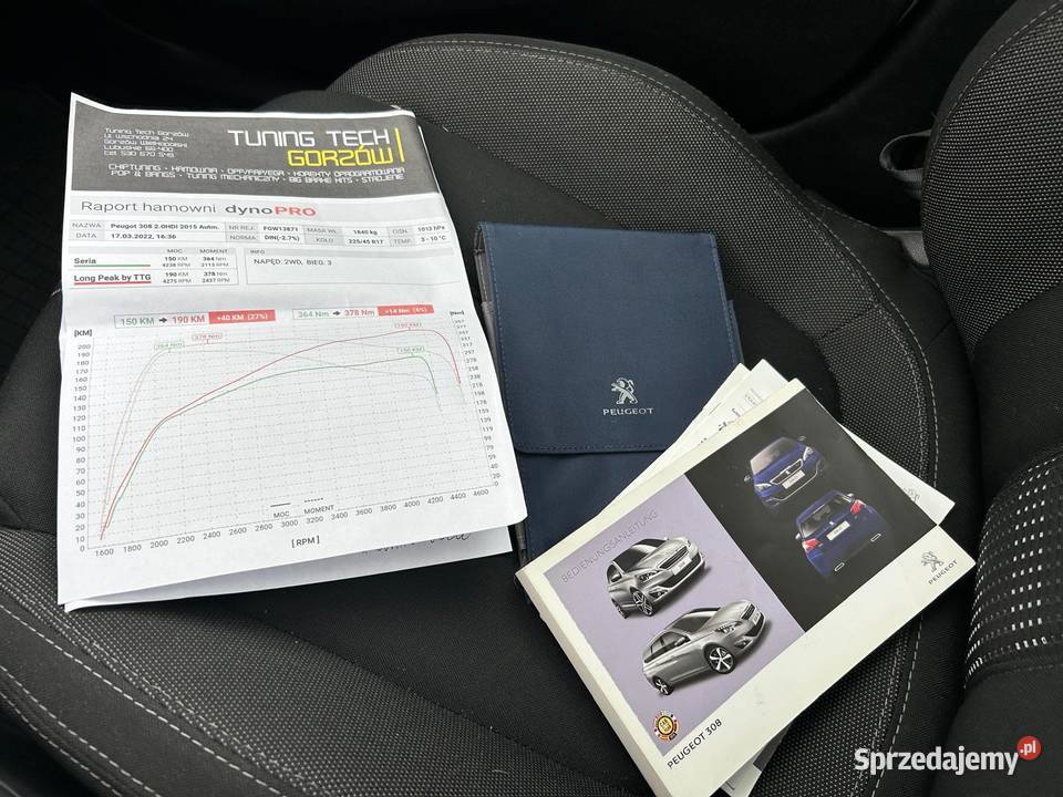 Peugeot 308 SW 20 BlueHDi 150 Allure 190 Automat Szczecin