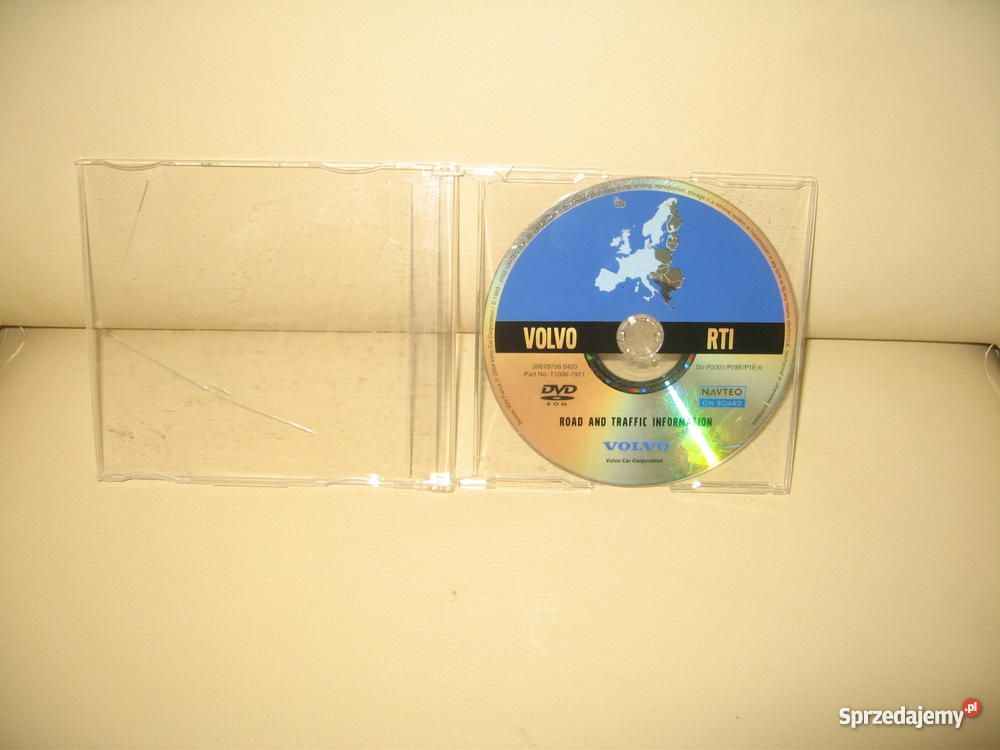 plyta nawigacja dvd mapa europa volvo rti navteq 2004