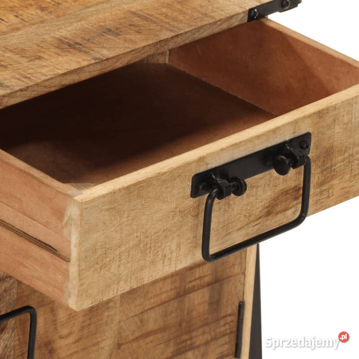 Szafka nocna 40x30x42 lite drewno mango WM358917 Nocne Warszawa