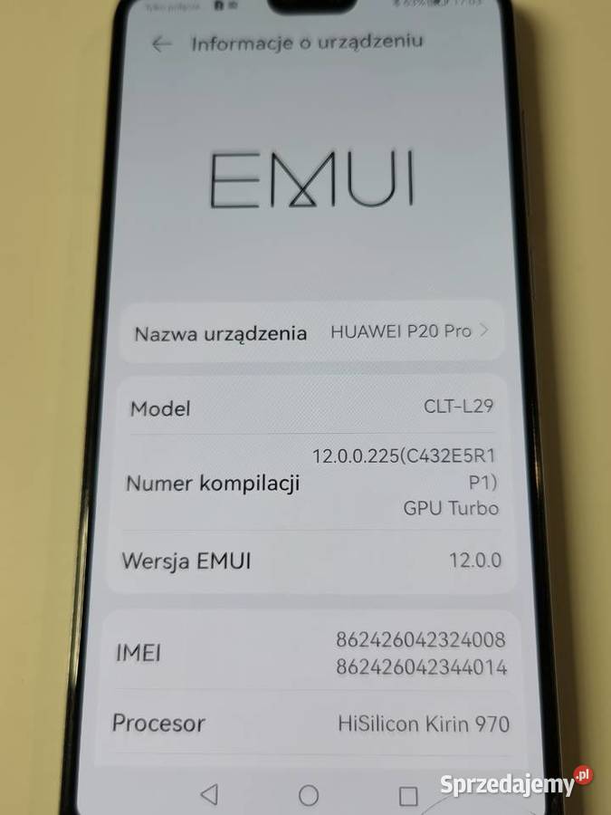 Smartfon Huawei P20 Pro Jelenia Góra sprzedam