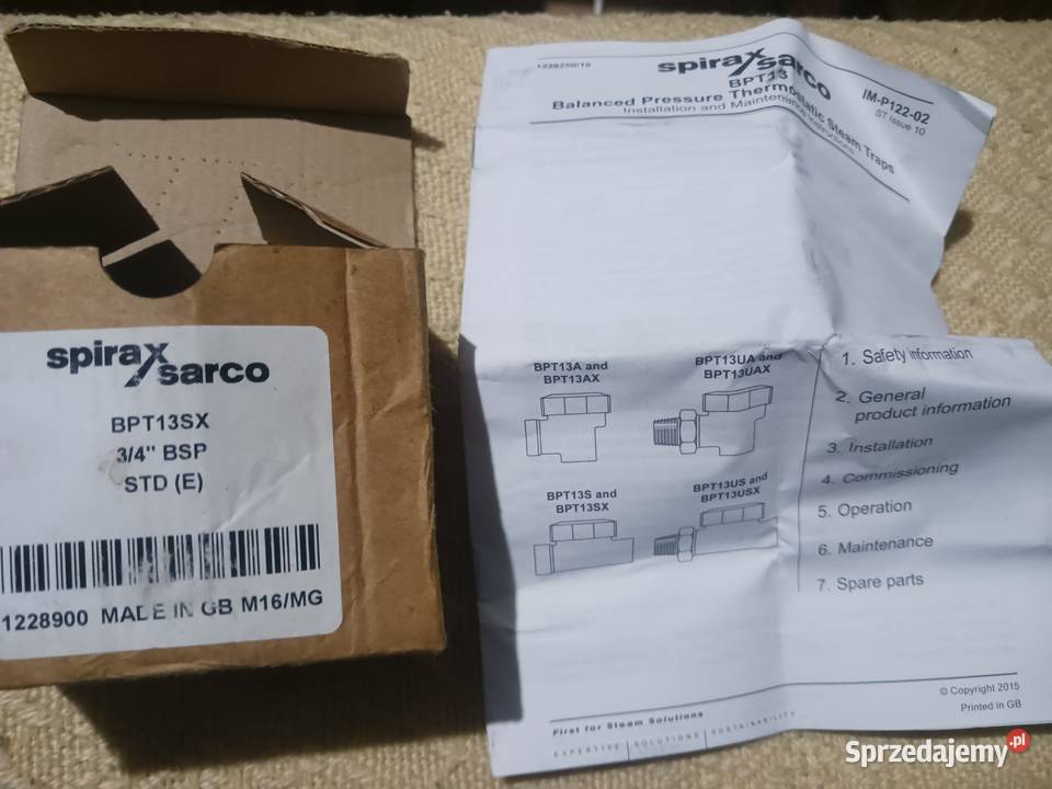 Cześci do kotłów parowych śląskie Pilica