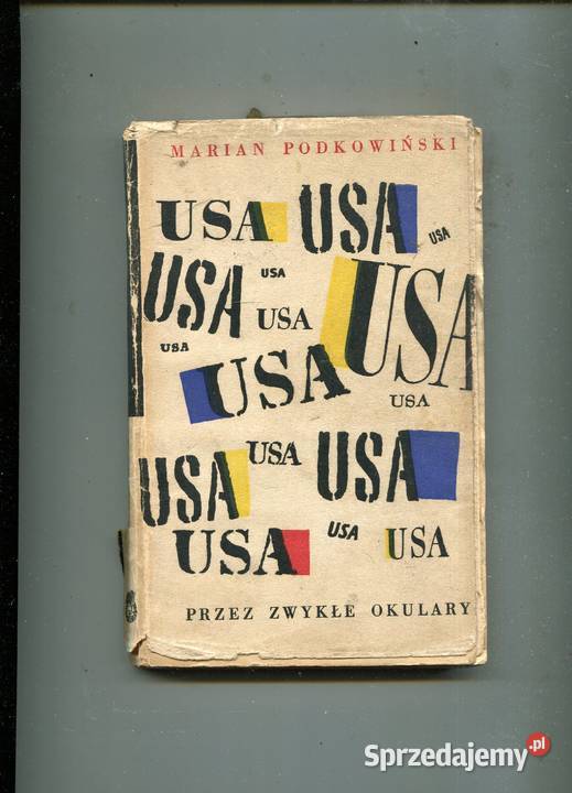 USA zwykłe okulary Marian Podkowiński
