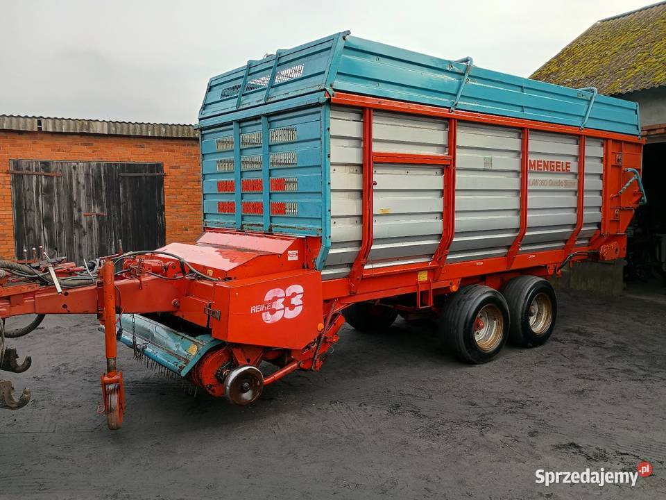 Przyczepa samozbierajaca Mengele law 360 Danowiec
