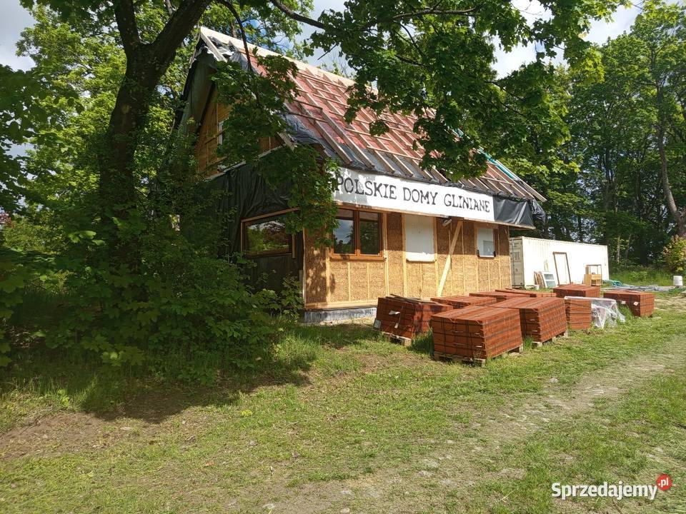 DWIE DZIAŁKI BUDOWLANE Z DOMEM STRAWBALE Kusowo