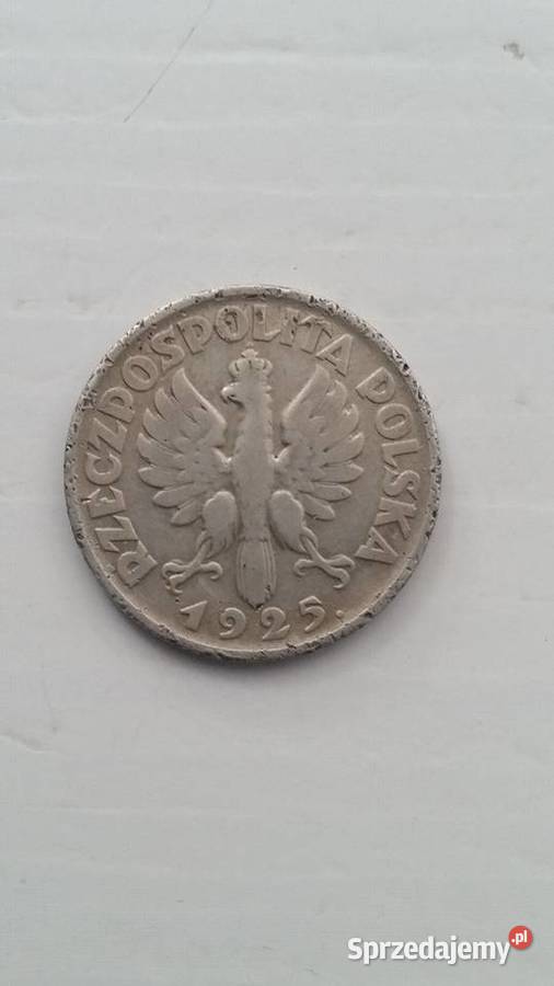 Moneta II RP 1 złoty 1925r Żniwiarka srebro Katowice sprzedam