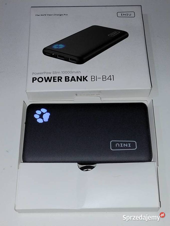 INIU Powerbank 10000mAh Komplet Części i akcesoria Witnica