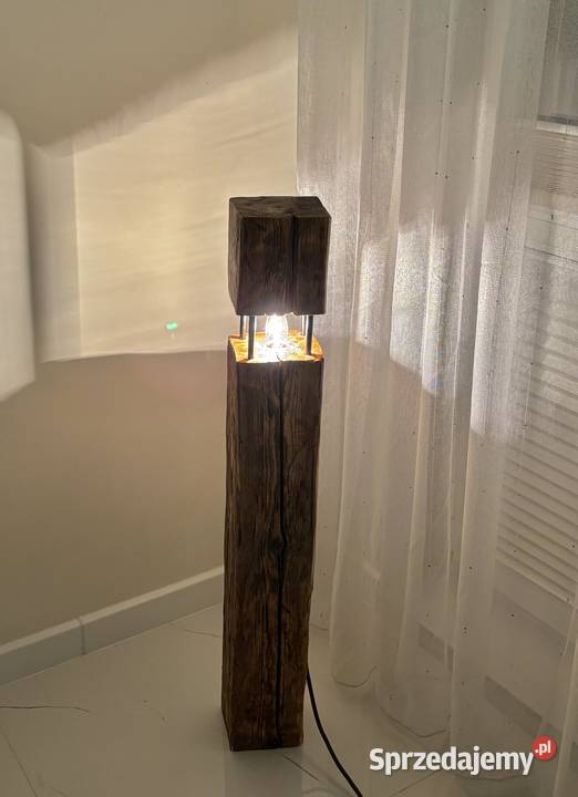 Rustykalna Lampa z Odzyskanej Belki 98 Meble Końskie sprzedam