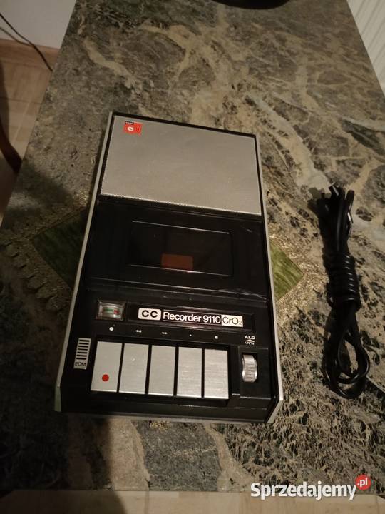 Zabytkowy Magnetofon BASF CC Recorder 9110 Drawski Młyn