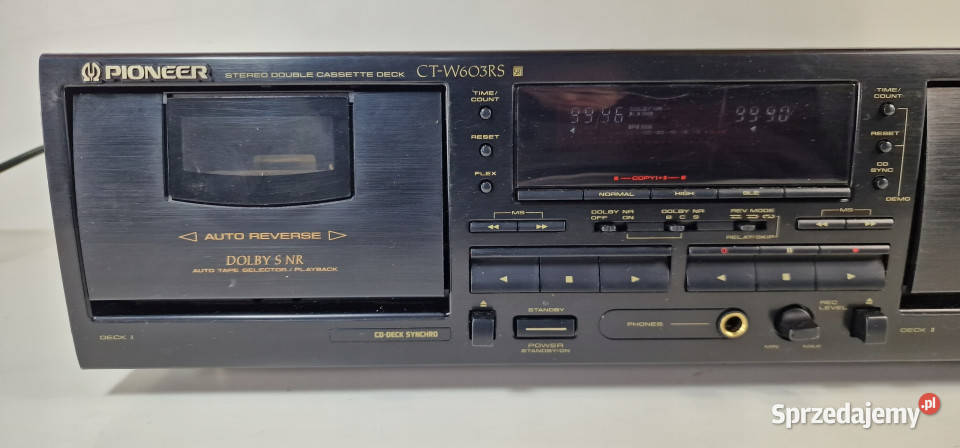 Magnetofon Cassette Deck Pioneer CTW603RS CT Magnetofony Międzychód