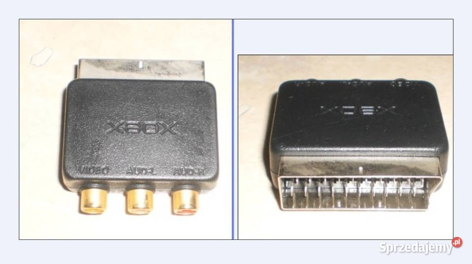 adapter euro video audio kabla Xbox Classic Olkusz sprzedam