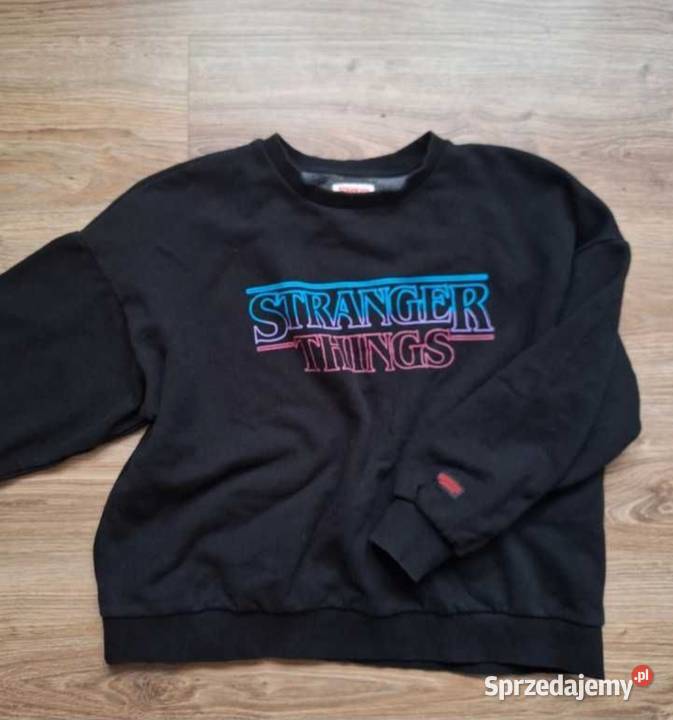 Świetna czarna bluza oversize Stranger Things małopolskie Kraków