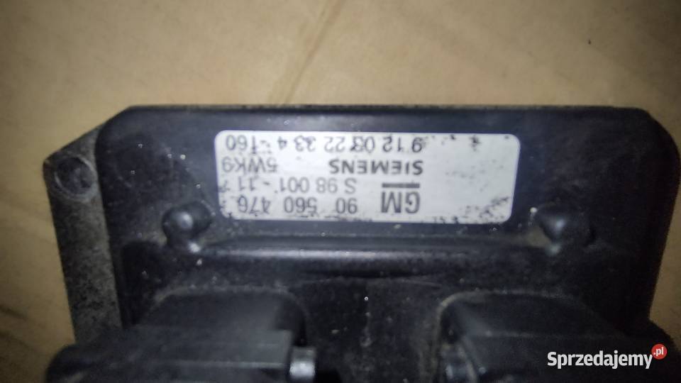 Komputer silnika pestka imobilaizer Opel Astra G Wolsztyn