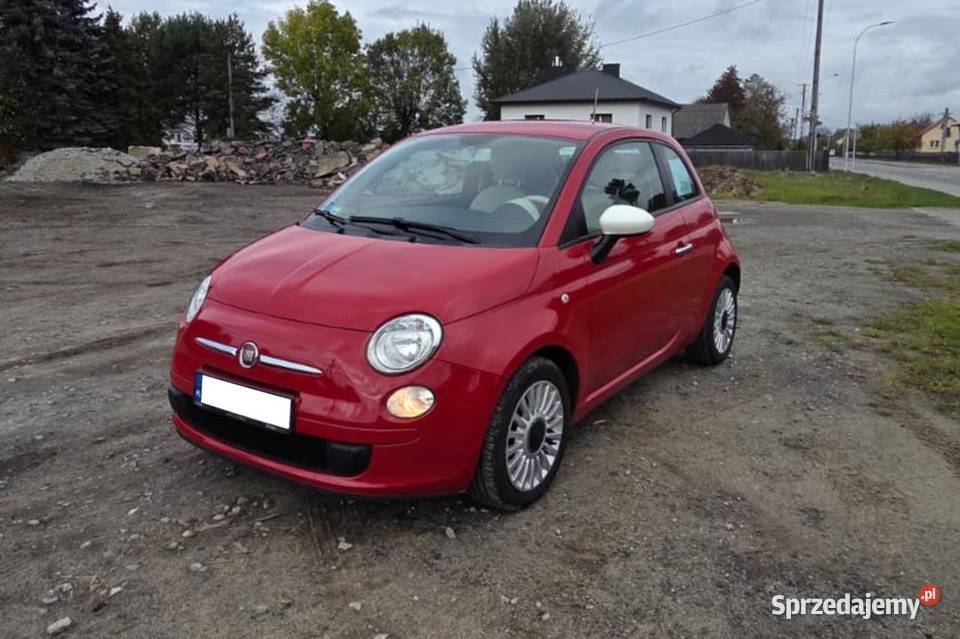 Fiat 500 czerwony klasyk 2014 Rzeszów