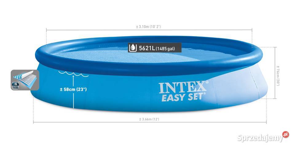 Basen ogrodowy rozporowy z pompą i wyłącznikiem wielkopolskie Poznań