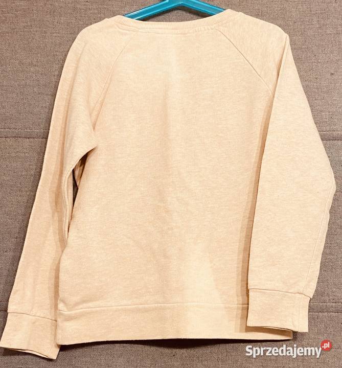 Beżowa dziewczęca bluza rozmiar 128 dziewczynka Żyrardów sprzedam