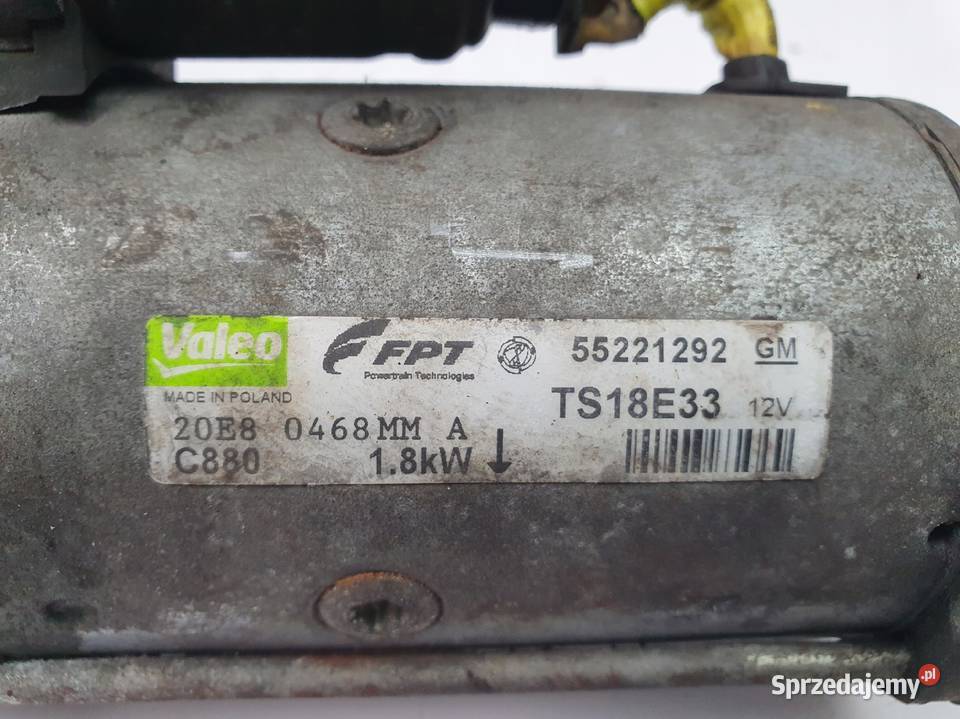 ROZRUSZNIK Opel Corsa D 13 CDTI Valeo 55221292 Chełm sprzedam
