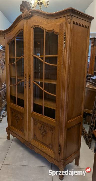 Dębowa bibliotekawitryna ludwikowskaDąbrowa Meble Dąbrowa Górnicza