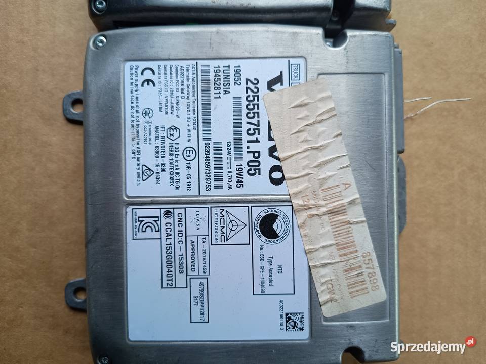 Sterownik moduł GPS 22555751P05 VOLVO FH ciężarowe świętokrzyskie Staszów