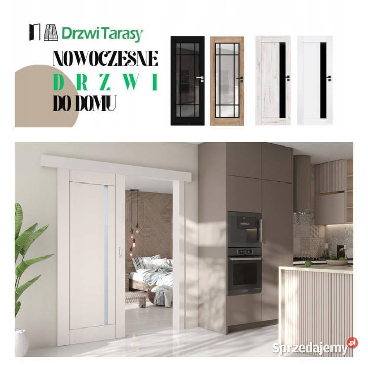 WinDoor SUZANO czarna szyba SZYBKA DOSTAWA cała 80cm