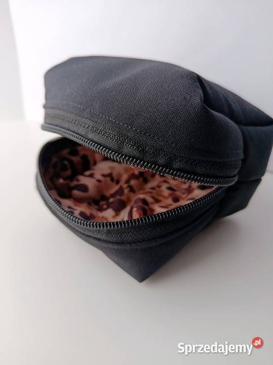 Kosmetyczka duża materiałowa w panterkę zestaw Konin
