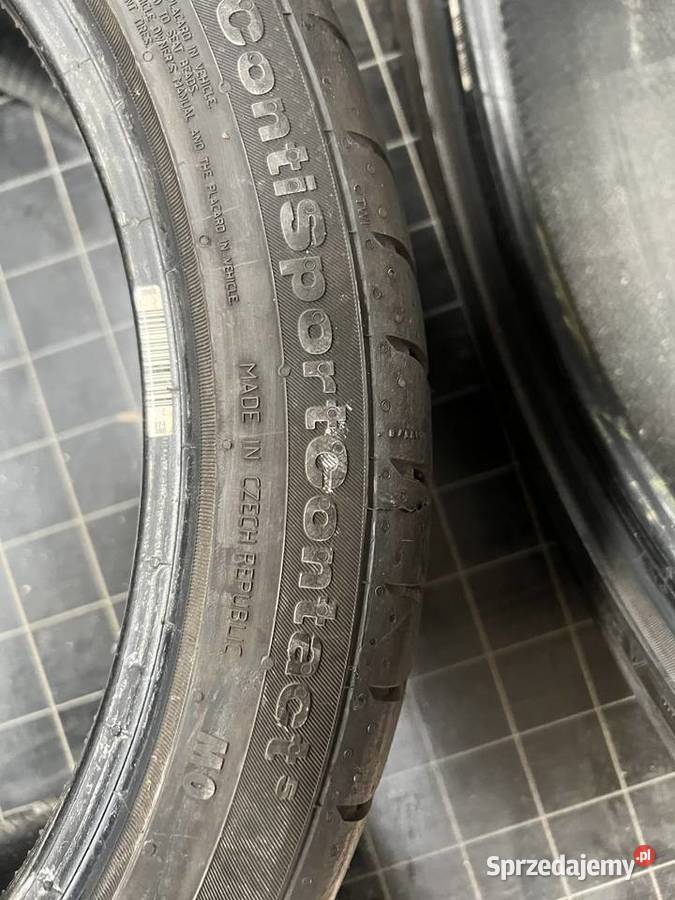 Continental SportContact 5 25535R18 XL 2023 2 wielkopolskie Ślesin sprzedam