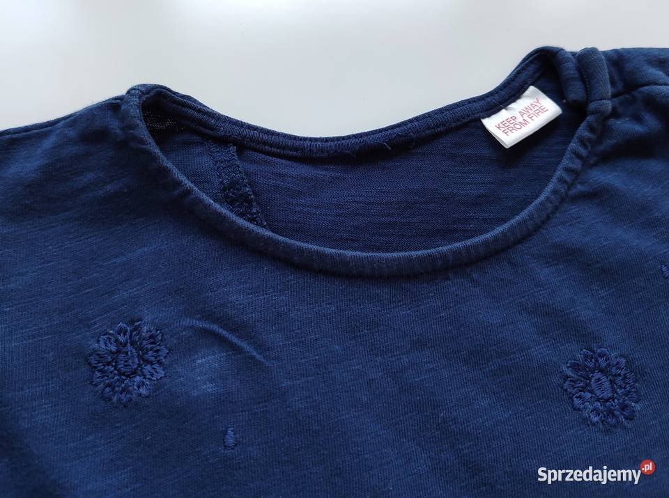 Bluzka z falbankami i haftem angielskim Zara 92 3 lata+ Katowice sprzedam