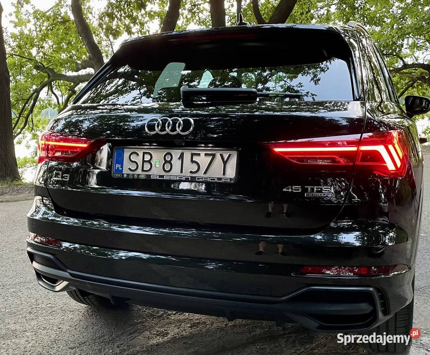Audi Q3 45TFSI 2019 105000 salon 2xsline full Rok produkcji 2019 śląskie Czechowice-Dziedzice sprzedam