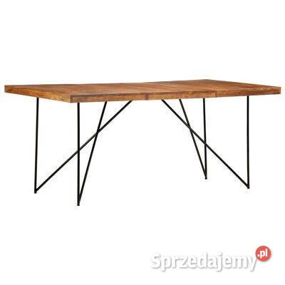vidaXL Stół do jadalni 180 x 90 x 76 lite drewno Warszawa